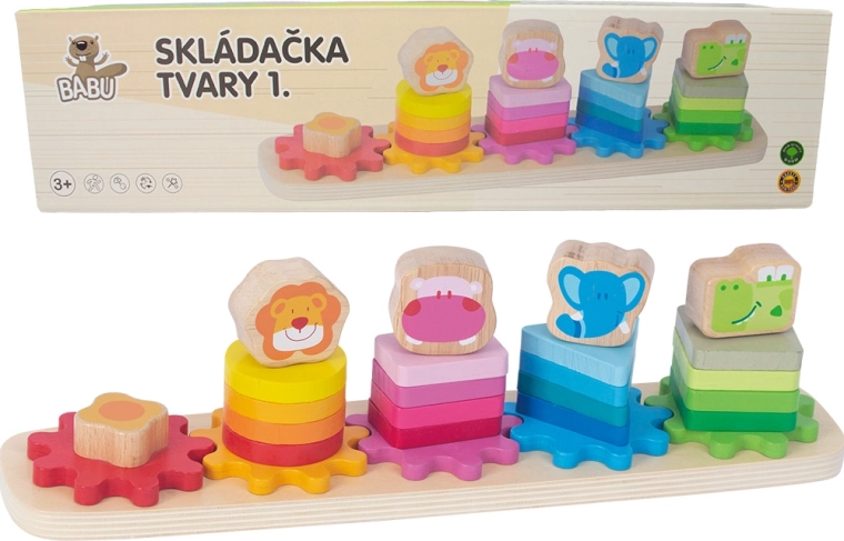 Babu wooden animal puzzle