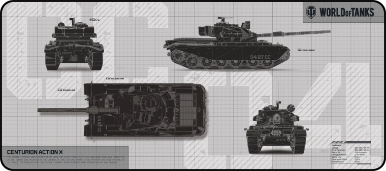 Gaming Mouse Pad World of Tanks