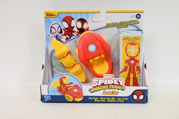 Marvel Spidey figūriņa Iron Man ar transportlīdzekli un reaktīvajiem spārniem