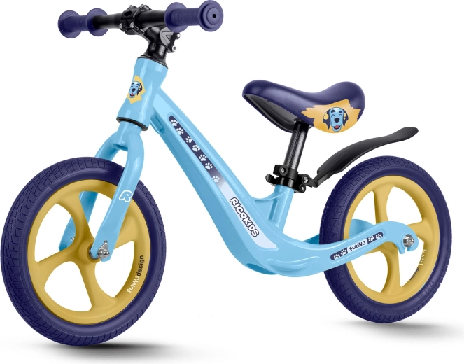 Ricokids Funnu kids balance bike with magnesium frame construction, 12" EVA wheels