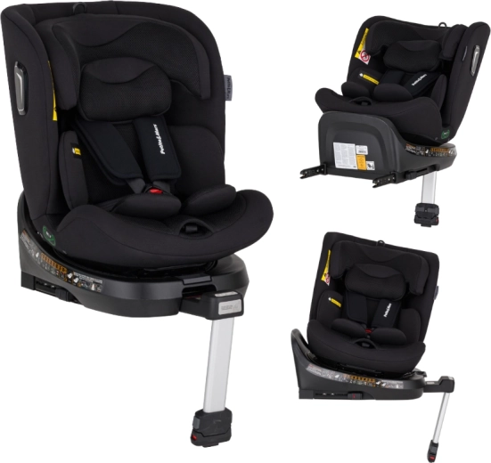 Petite&Mars grozāms autokrēsliņš Twistguard Pro i-Size Coal black air 40–150 cm (0–36 kg)