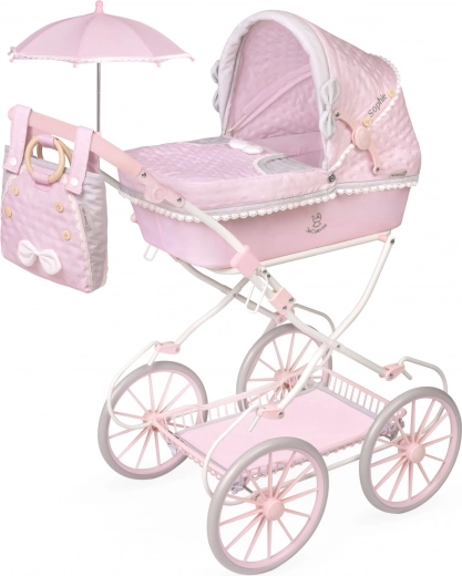 Saliekamie leļļu ratiņi ar somu un piederumiem Sophie 81 cm