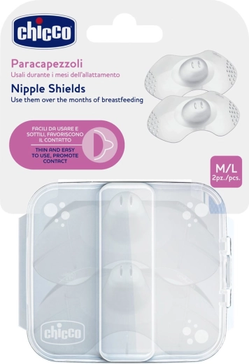 Chicco SkinToSkin silikona krūtsgalu aizsargi 2 gab. M/L
