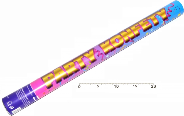 Ballīšu konfeti izšāvējs 60 cm