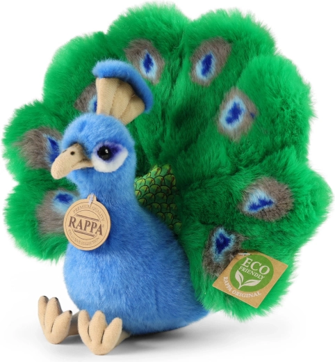 Plīša pāvs Rappa eco-friendly 22 cm - 1 gab.