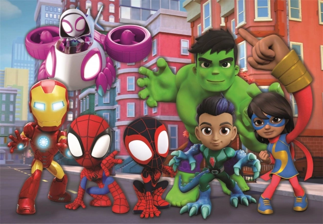 Clementoni puzle Spidey un viņa apbrīnojamie draugi maxi 24 gabaliņi