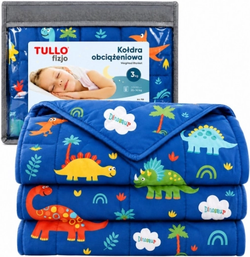 Sensory weighted blanket Tullo 3 kg blue
