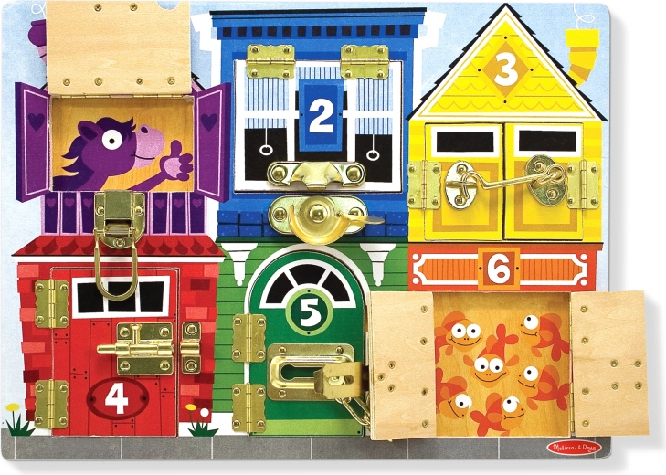 Melissa & Doug Wooden Latches Board