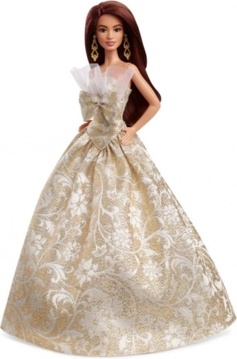 Barbie Ziemassvētku lelle brunete 2025
