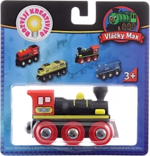 Maxim wooden steam locomotive