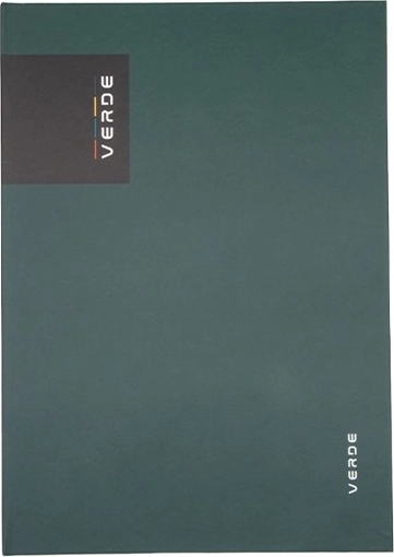 Pierakstu grāmata A5 verde zaļa