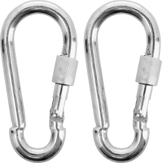 Steel Carabiner with Screw Lock NILS Camp