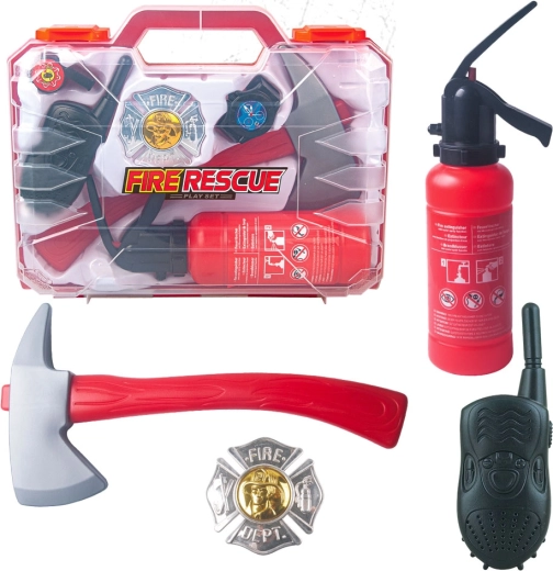 Firefighter Set in a Carrying Case - 6 Pieces