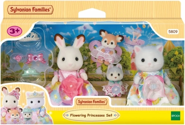 Sylvanian Families Ziedu princeses – 4 figūriņu komplekts
