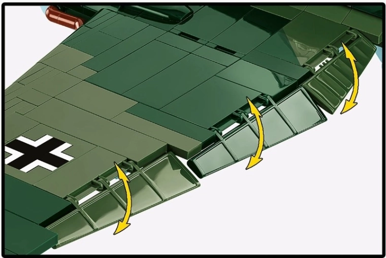 Movable flaps and realistic control surfaces