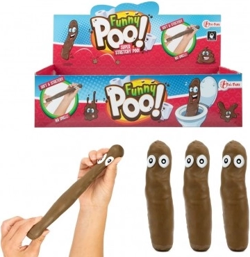 Antistresa formējama gumija kakas formā 15 cm - 1 gabals