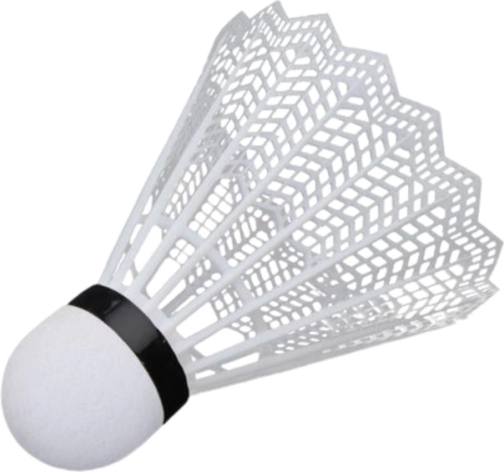 Plastic shuttlecock included – you can play immediately