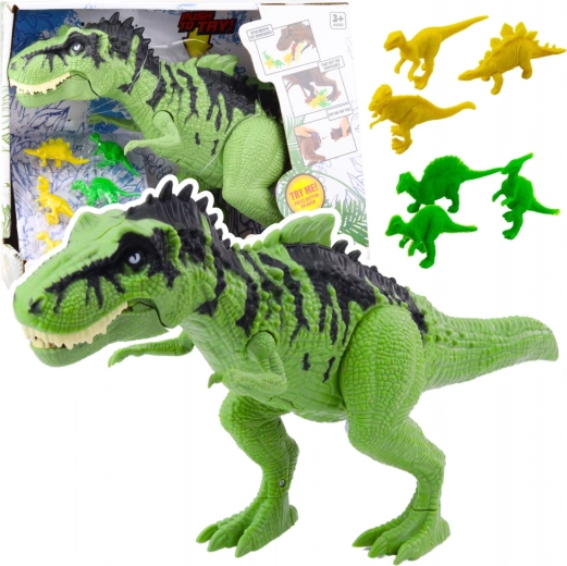 Dinosaur Toy Set with Sound and Mini Figures
