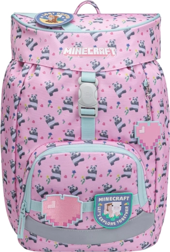 School backpack BAAGL Airy MINECRAFT Panda – ultralight and ergonomic