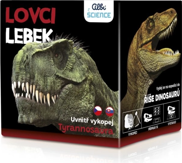 Galvaskausu mednieki – tiranozaurs no Albi Science