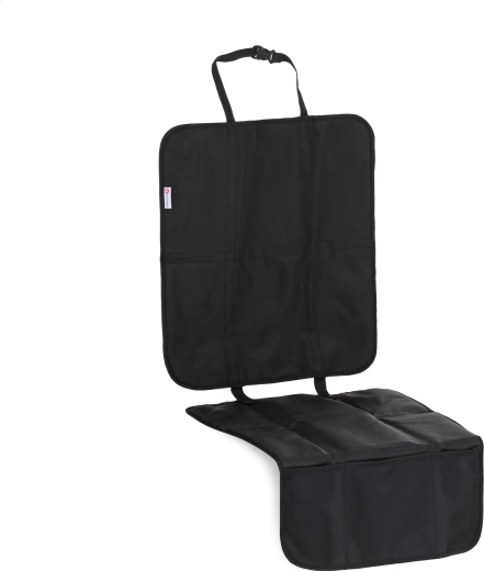Automašīnas sēdekļa aizsargs 3 vienā PETITE&MARS Savior – Absolute Black