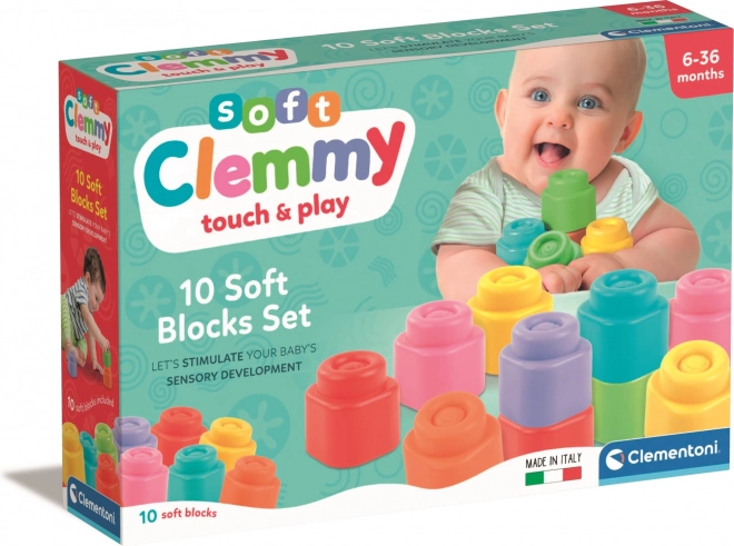 Mīkstie klucīši bērniem BABY CLEMENTONI