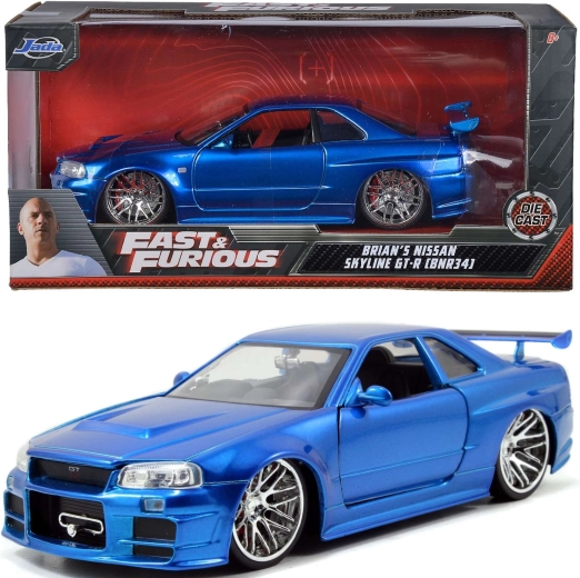 Automašīnas modelis NISSAN Skyline Fast & Furious 19 cm