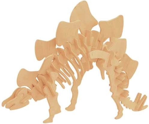 Woodcraft koka 3D puzle Stegosaurus