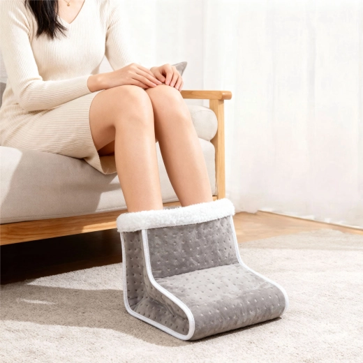 Electric foot warmer, grey, 20–40 W, 40–65 °C