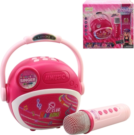 Kids' battery-powered karaoke microphone