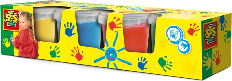 Pirkstu krāsas SES Creative 4 × 145 ml