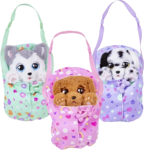 Cuddles on the go: crossbody bag included
