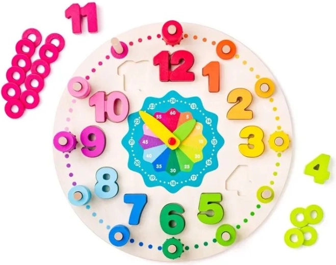 Numerals, pegs and rings