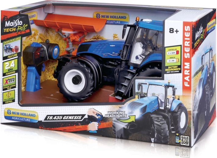 Funkcionālas gaismas un licencēts New Holland izskats