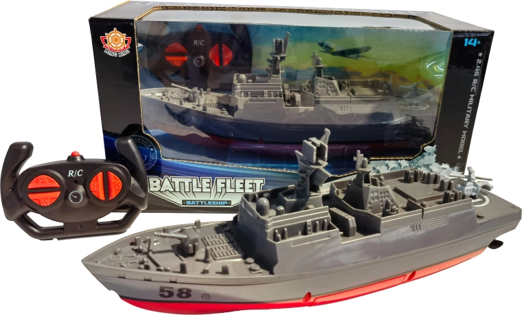 RC Military Battleship 1:16
