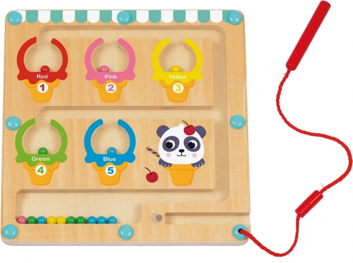 Magnetic Game Spin the Ice Cream for Children