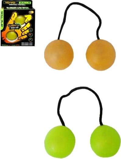 Spīdošas bumbiņas uz aukliņām bērniem