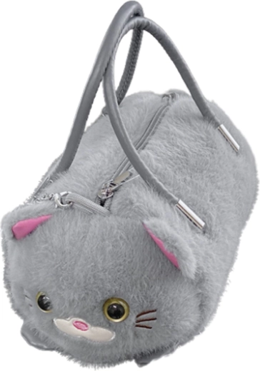 Mīksts plīšs un mīlīgas kaķa detaļas