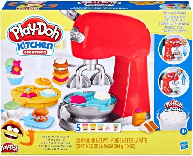 Play-Doh burvju mikseris – radošs virtuves komplekts bērniem