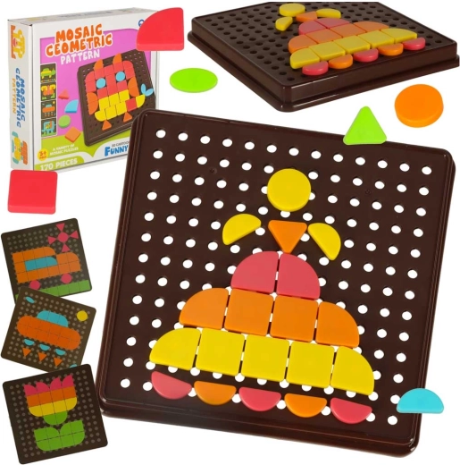 Mosaic creative puzzle geometric shapes 170 pieces
