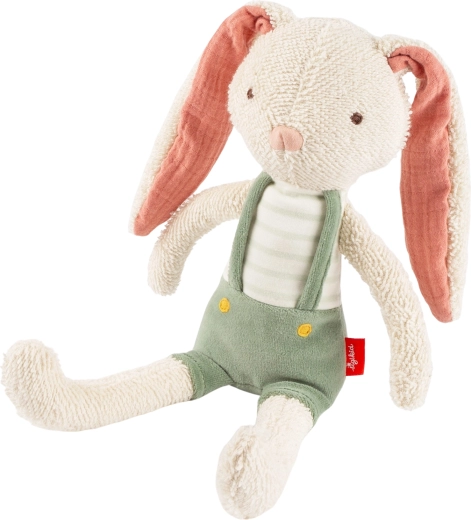 Sigikid pirmais plīša zaķītis zaļās biksēs ar lencēm 34 cm