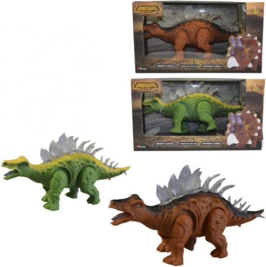 Battery-powered dinosaur with light and sound