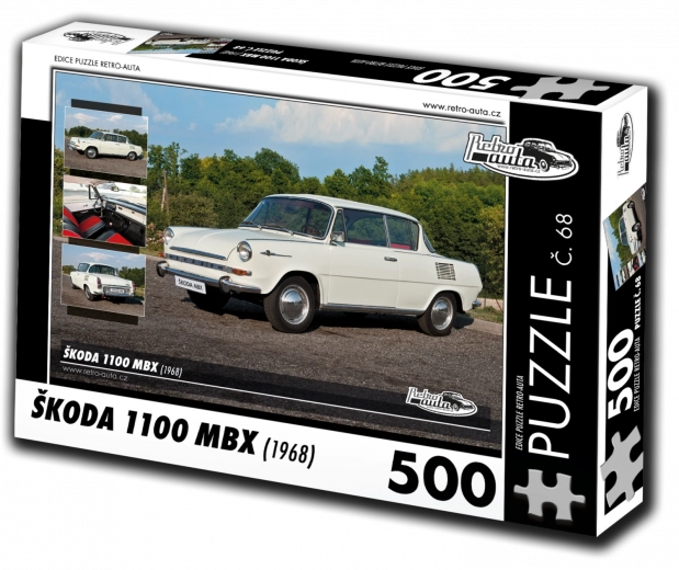 RETRO-AUTA puzle Škoda 1100 MBX, 500 gab.