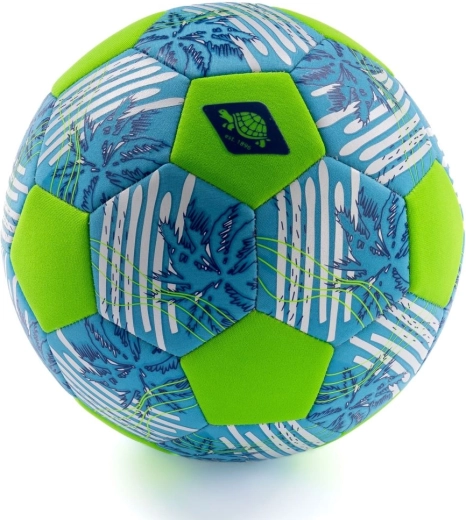 Schildkröt neoprēna pludmales futbola bumba Beach, izm. 5, zaļa