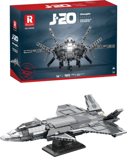 J-20 Fighter Jet Building Set (1911 pieces)