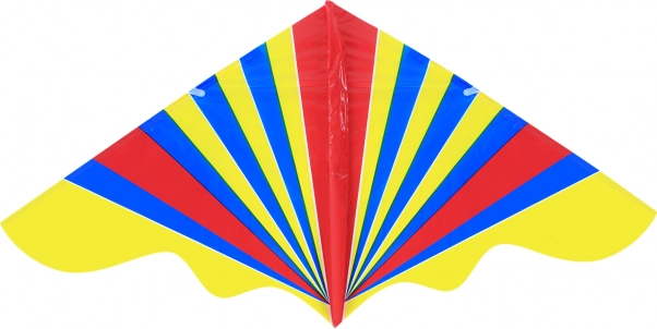 Krāsains lidojošais pūķis 128 × 61 cm ar rokturi