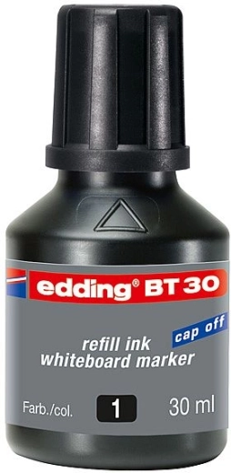 Tinte tāfeļu marķieriem Edding, melna 30 ml