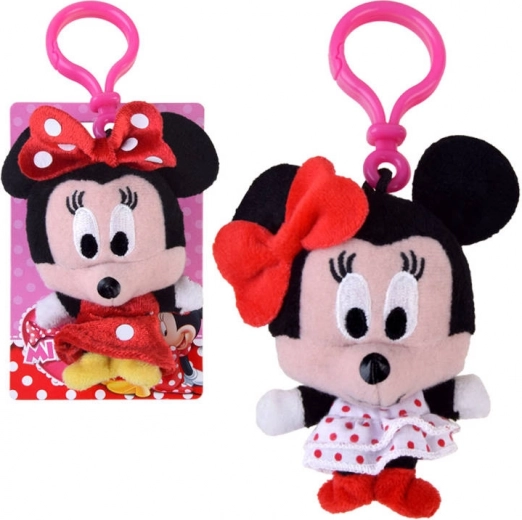 Plīša piekariņš MINNIE MOUSE ar klipsi 10 cm