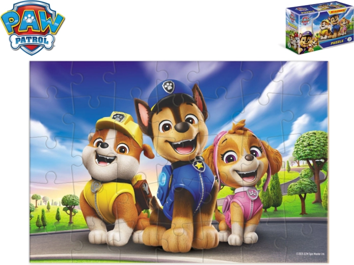 Paw Patrol bērnu puzle kastītē (35 gab.)