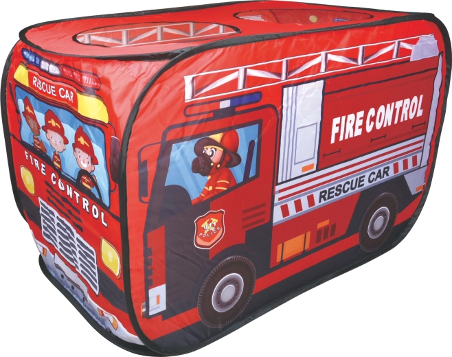 PLEJO children's pop-up fire fighter play tent